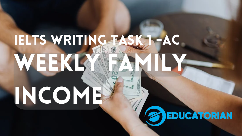 IELTS Writing: Weekly Family Income