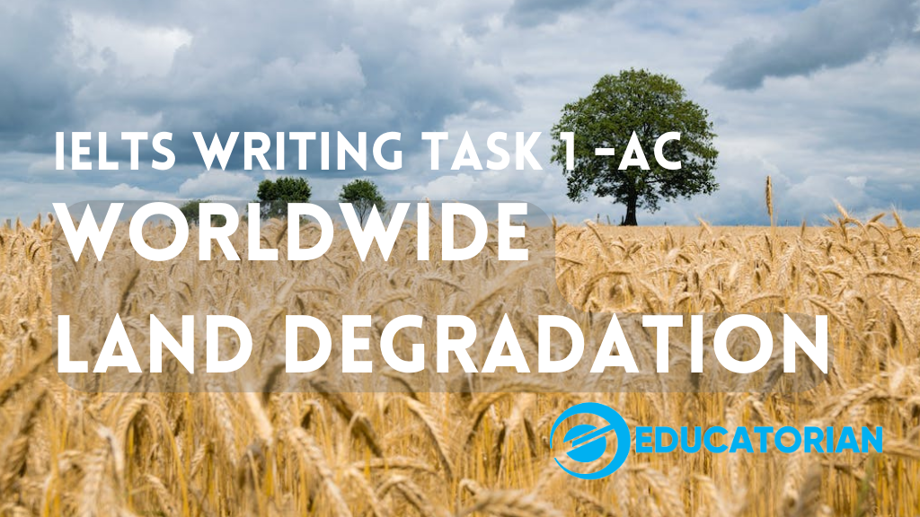 IELTS Task 1 – World Wide Land Degradation