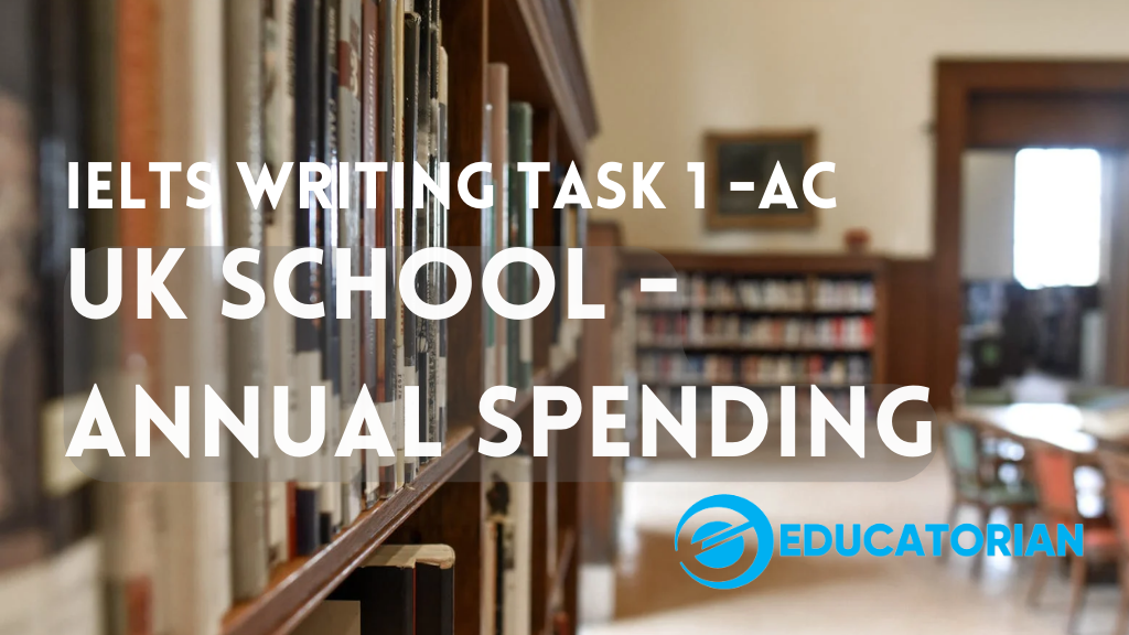 Educatorian - IELTS Academic Writing Task 1 Annual Spending UK School