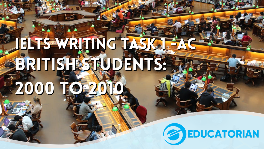 IELTS Academic Writing Task 1: British Students 2000 and 2010